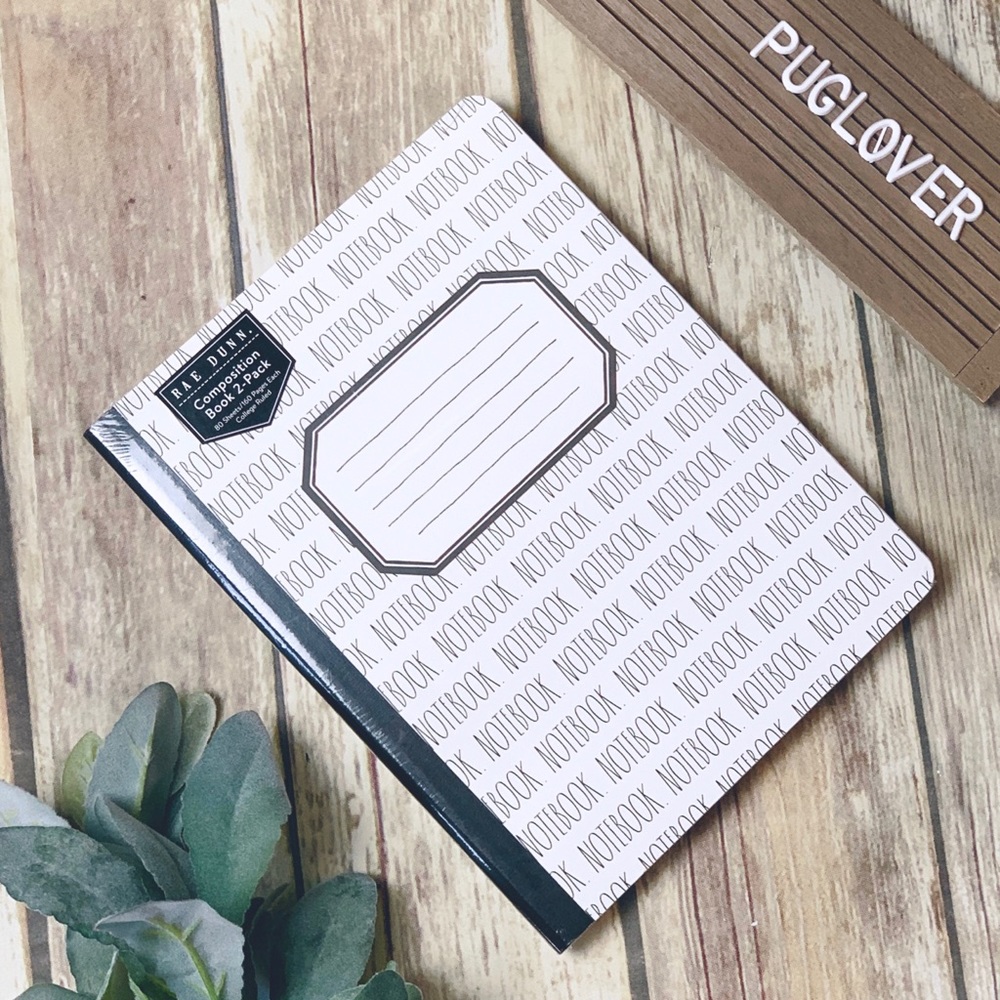 RAE DUNN composition books { NOTEBOOK. }
